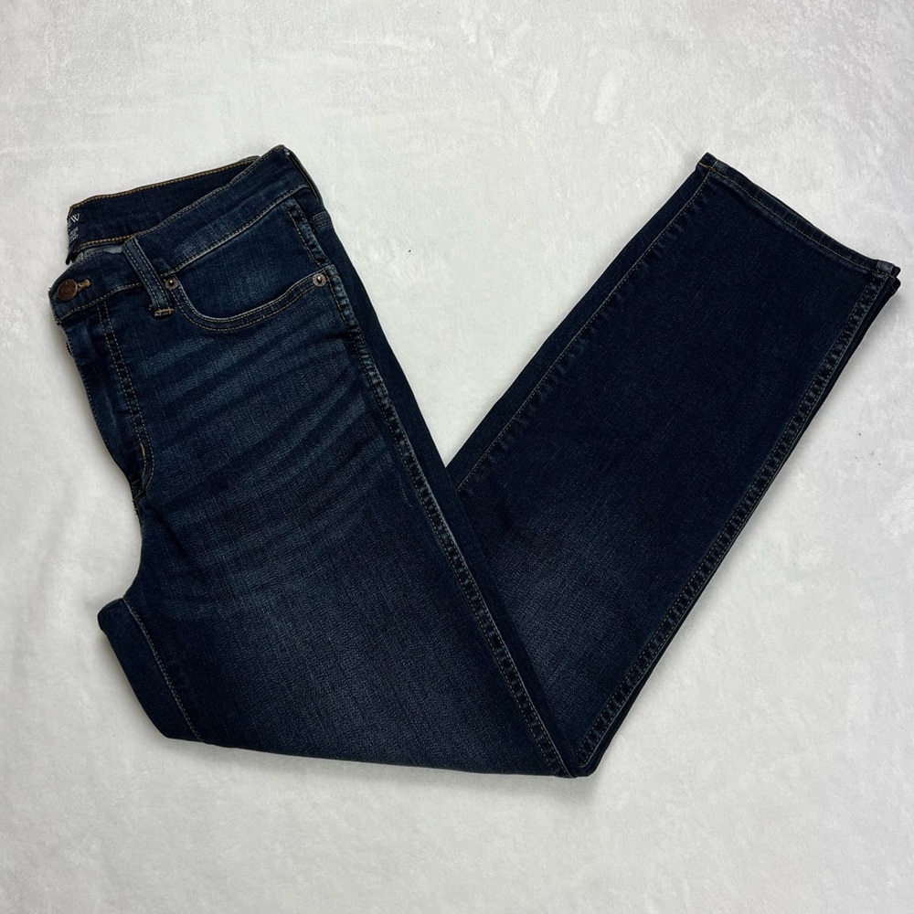J. Crew Dark Blue Straight Leg Jeans